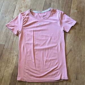 Nike Women's Dry Fit Pink Short Sleeve Tee